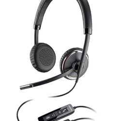 Plantronics Black wire 500 USB Headset -New Without Box 