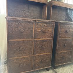 Brown dresser 6 drawers