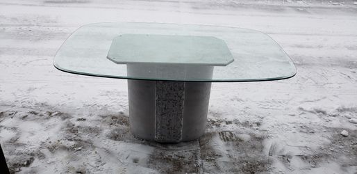 Nice glass dining table