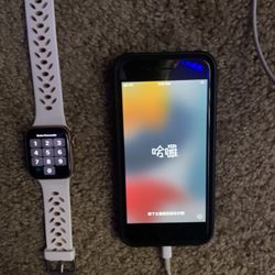 iPhone SE and Apple Watch