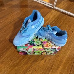 MSFTSrep x New Balance 0.01 Blue Sneakers