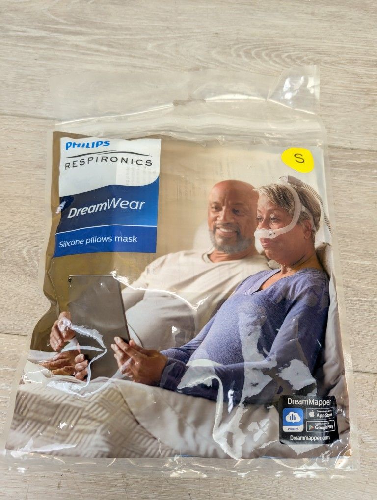 PhilipsâRespironics Dreamwear Silicone Pillows Mask Cushion Size Small 1146457