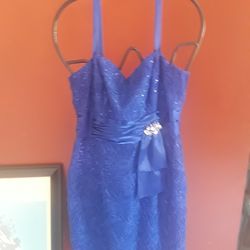 Dress royal blue size 6