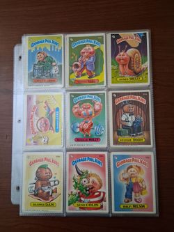 Garbage pail kids cards