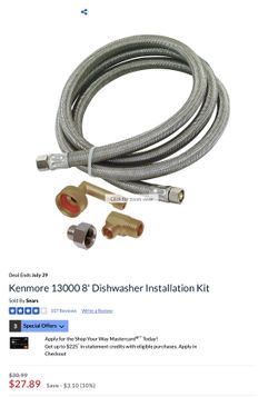 Dishwasher Installation kit