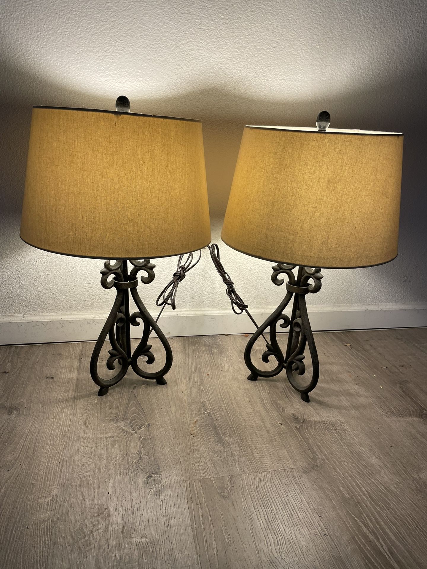 Wrought Iron Lamps
