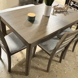 New 6 Piece Farmhouse Dining Set with Bench Seating