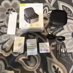 8 in 1 Phone Holder Docking Station Baseus Mate Intelligent HUB Expanded Socket. 