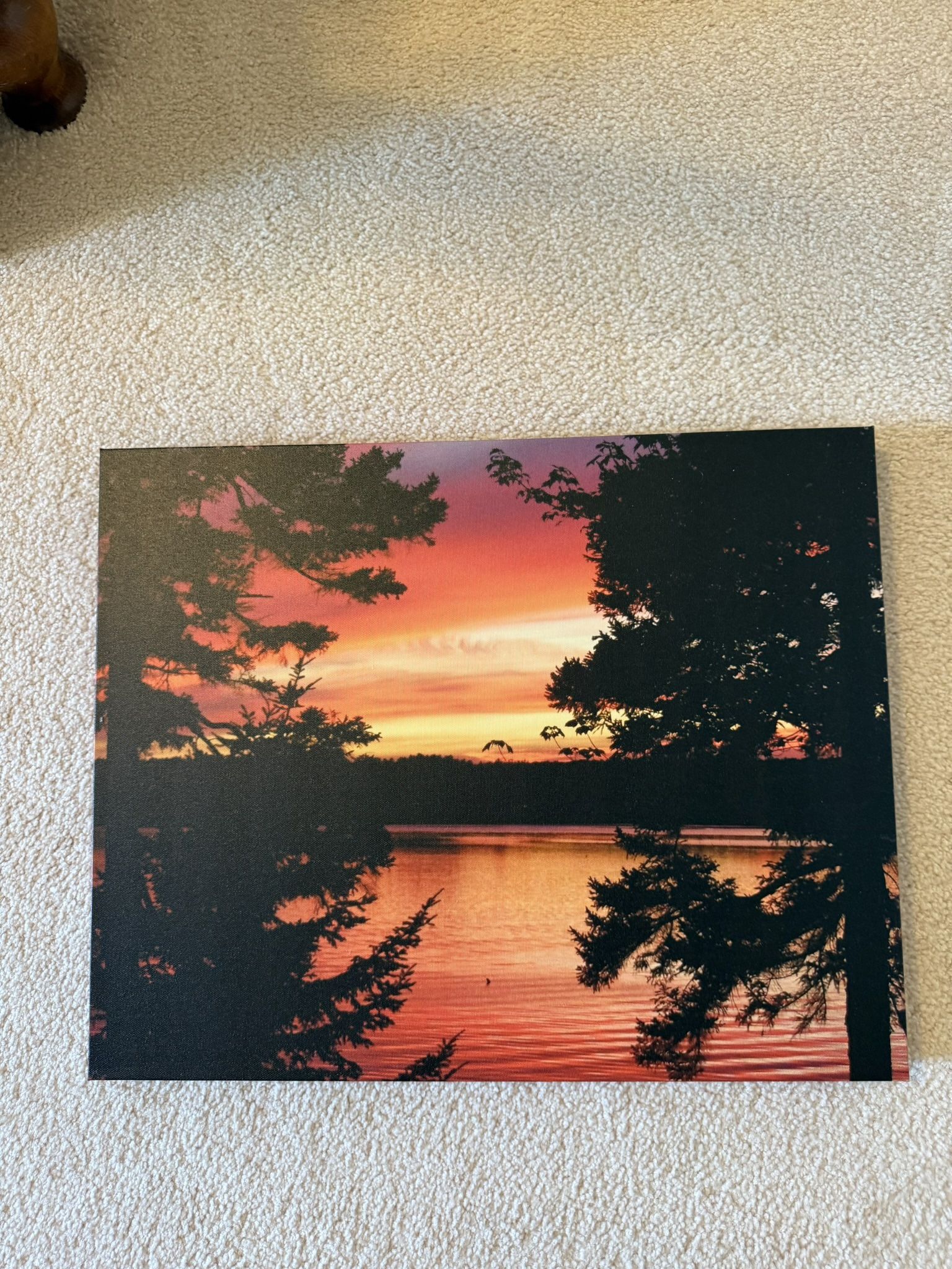 Baileys/Orrs Island Maine Ocean Sunset 16x20x1 New Canvas Photographs