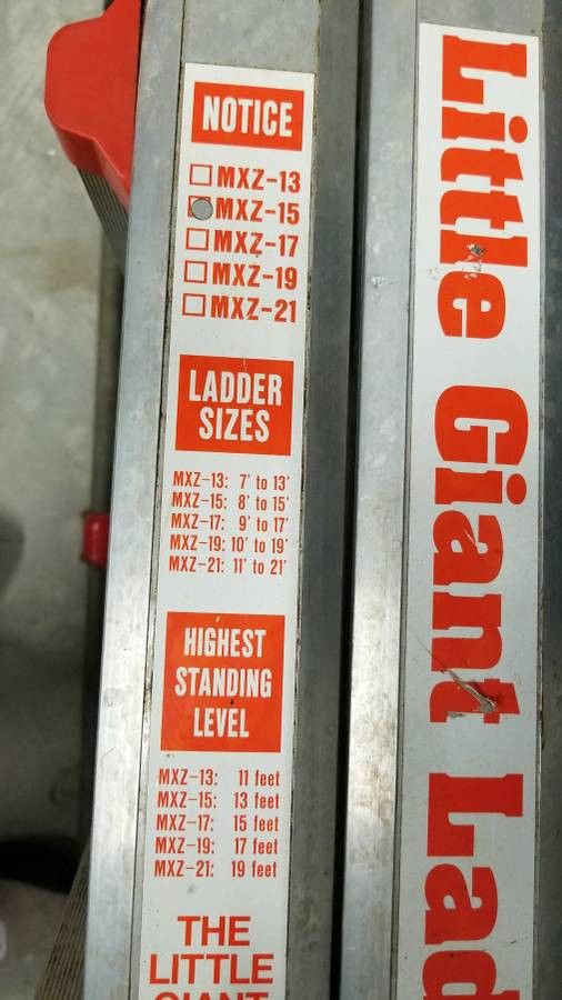 Model 15' Type 1A Little Giant Skyscraper MXZ Stepladder