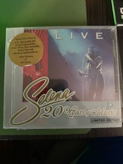 SELENA SEALED LIVE CD 1993 LATIN POP EMI CAPITOL RECORDS MINT NEW CUMBIA BAILA