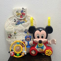 MICKEY MOUSE DISNEY BABY ITEMS Cute VINTAGE 1988