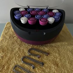 Remington Ionic Conditioning Hair Setter + rollers & clips