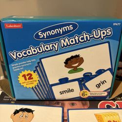 Lakeshore Vocabulary Match Ups. 