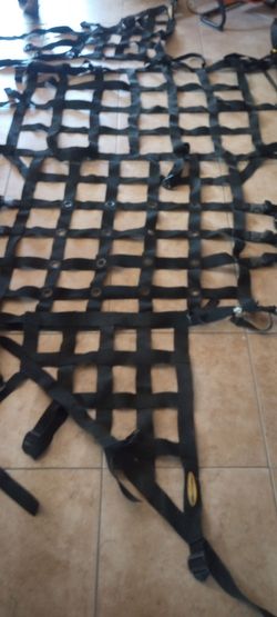 Smitty built cargo net & soft top