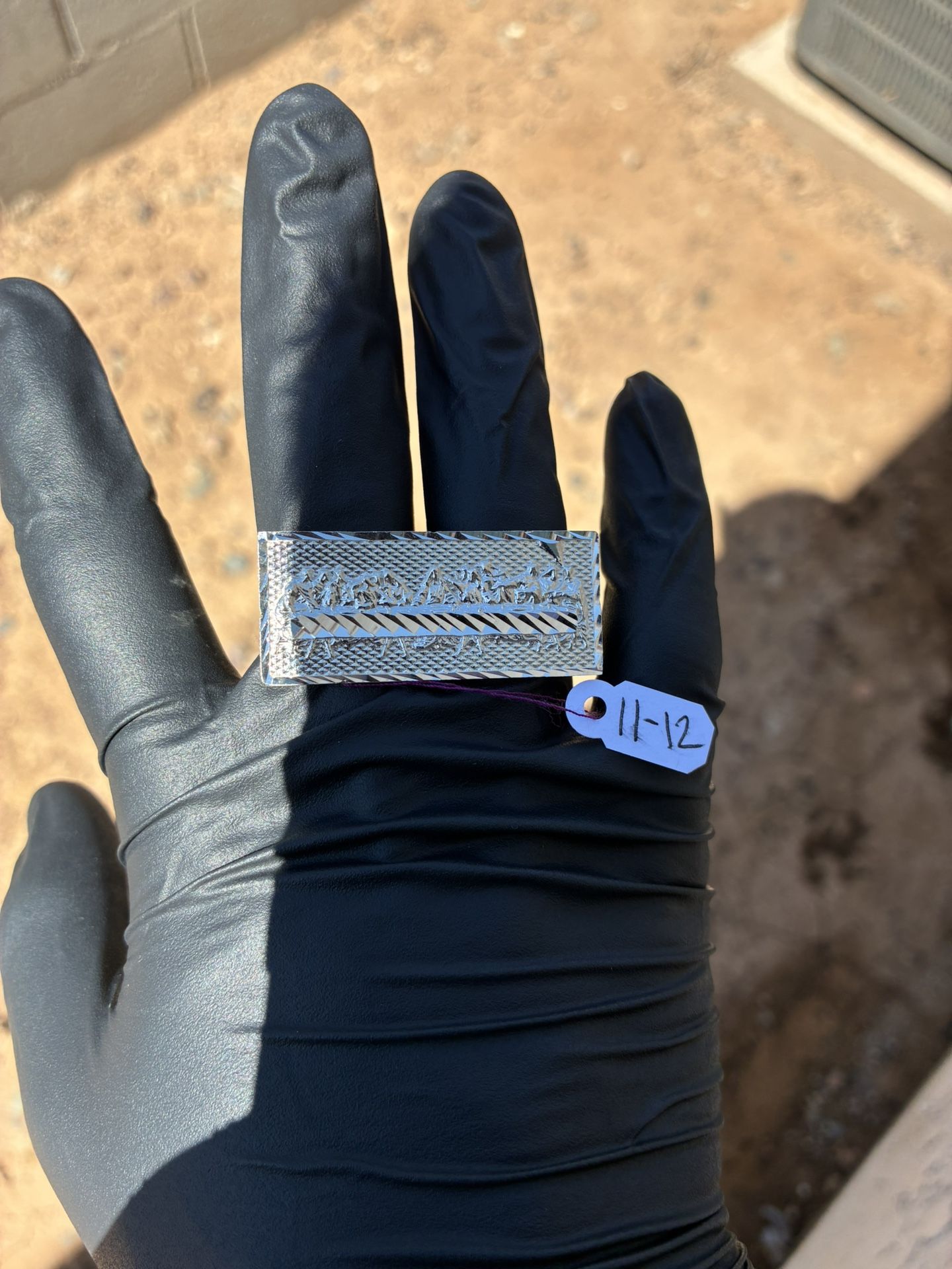 925 Silver 2 Finger Last Supper Ring