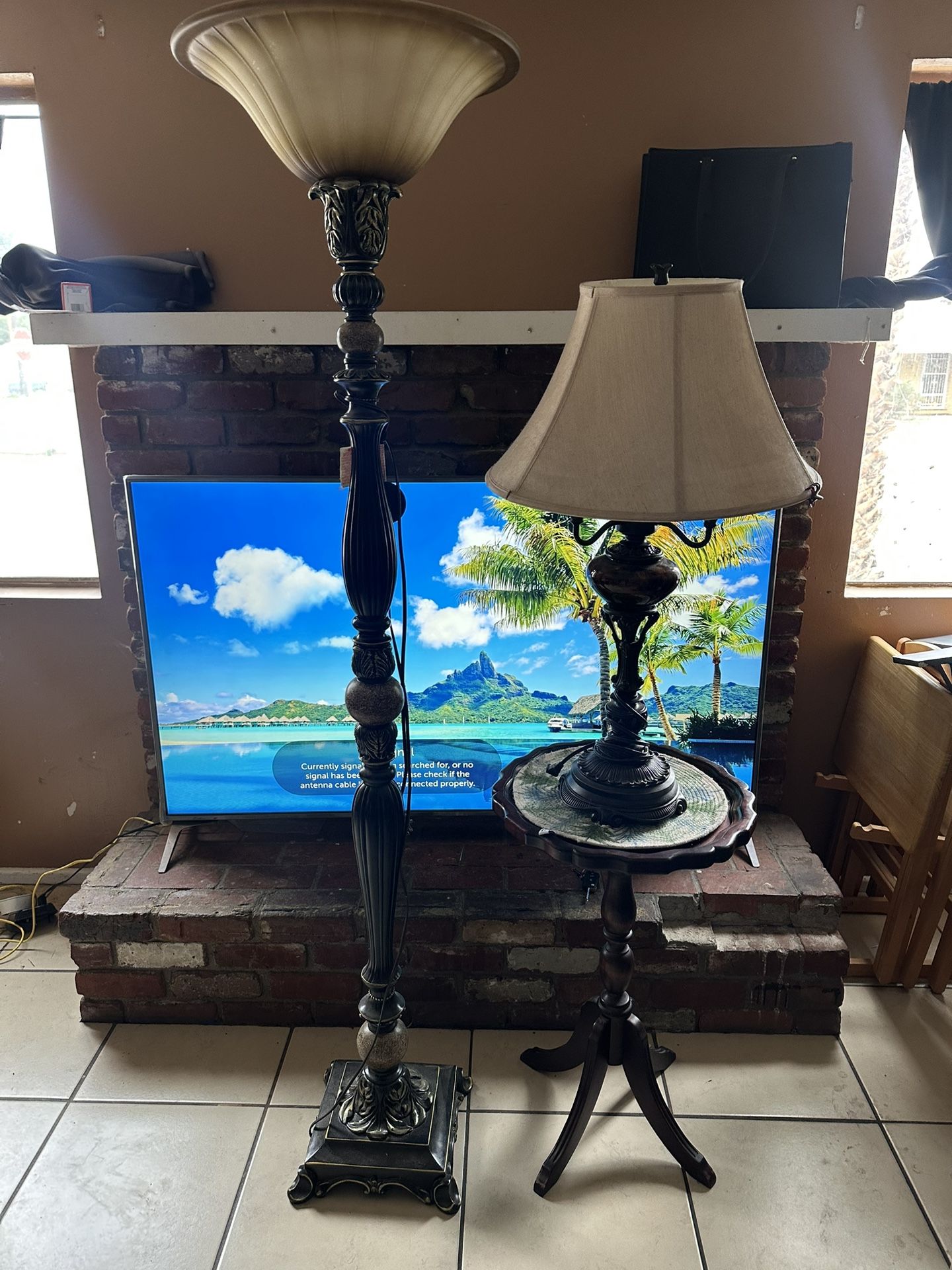Lamps And Desk