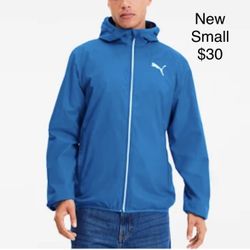 Puma Blue Windbreaker Small