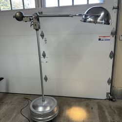 Antique Scanlan Morris Machine Age Industrial Medical Surgery Light Floor Lamp