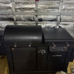 Blac stone smoker combo