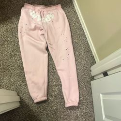 sp5der pink sweats 