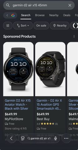 Garmin D2 air x15