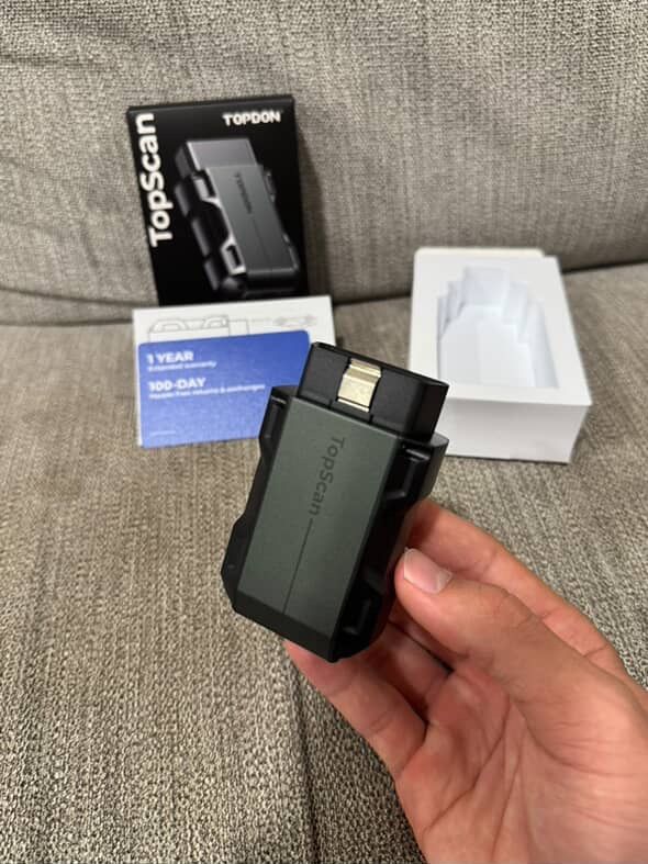 TOPDON TopScan Pro, OBD2 Scanner Bluetooth for iOS & Android, Diagnostic Scan Tool for All Cars