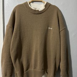 Aelfric Eden Two-Piece Khaki Sweater Size L 