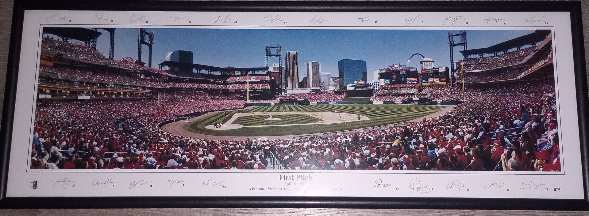 First Pitch St. Louis Cardinals April 10, 2006 Framed Print