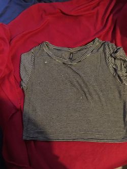 Striped crop top