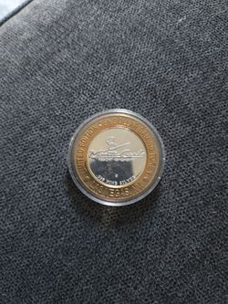 ***ALL SERIOUS OFFERS CONSIDERED!!!***Monte Carlo Casino $10 Silver Gaming Token Coin .999 Fine Silver.