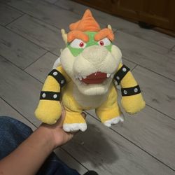 Super Mario Bros Wii Bowser Plush