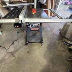 Craftsman Contractor Table Saw 10” Model 315 Mint!