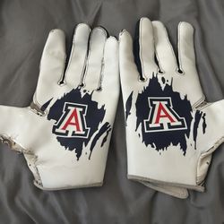 College Gloves White