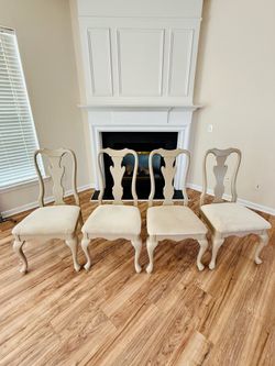 Vintage Keller Solid Oak Dining Chair- Set of 4