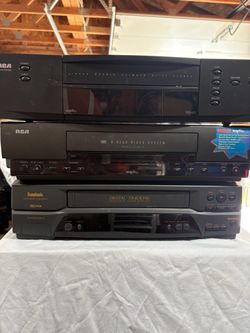 VCR bundle - 3 units RCA & SYMPHONIC