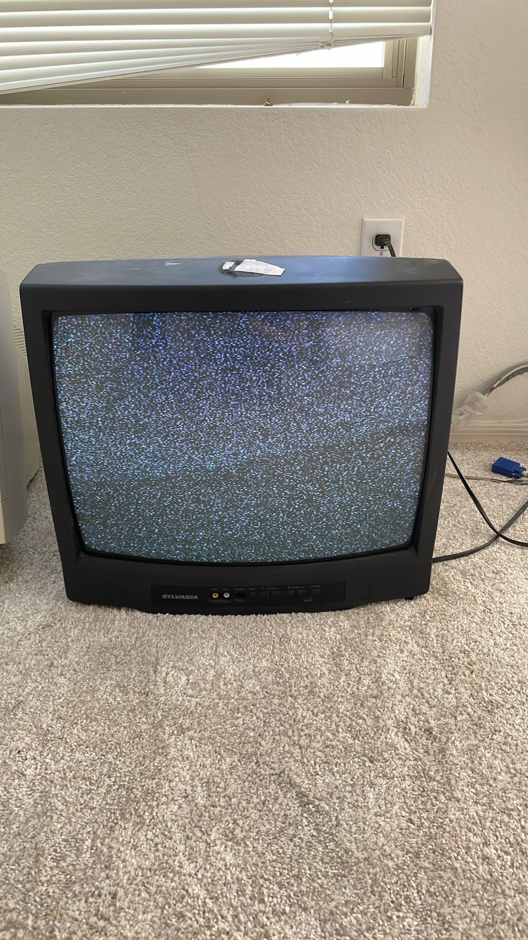 Old Tv And VHS Player