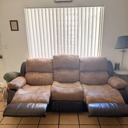 Comfortable Reclining Sofa – Priced to Sell