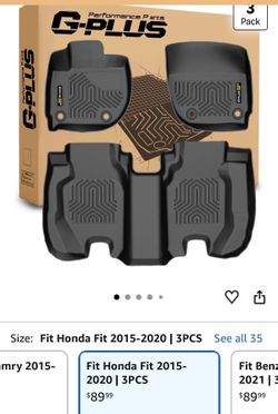 Honda Fit floor mats ‘15-‘20