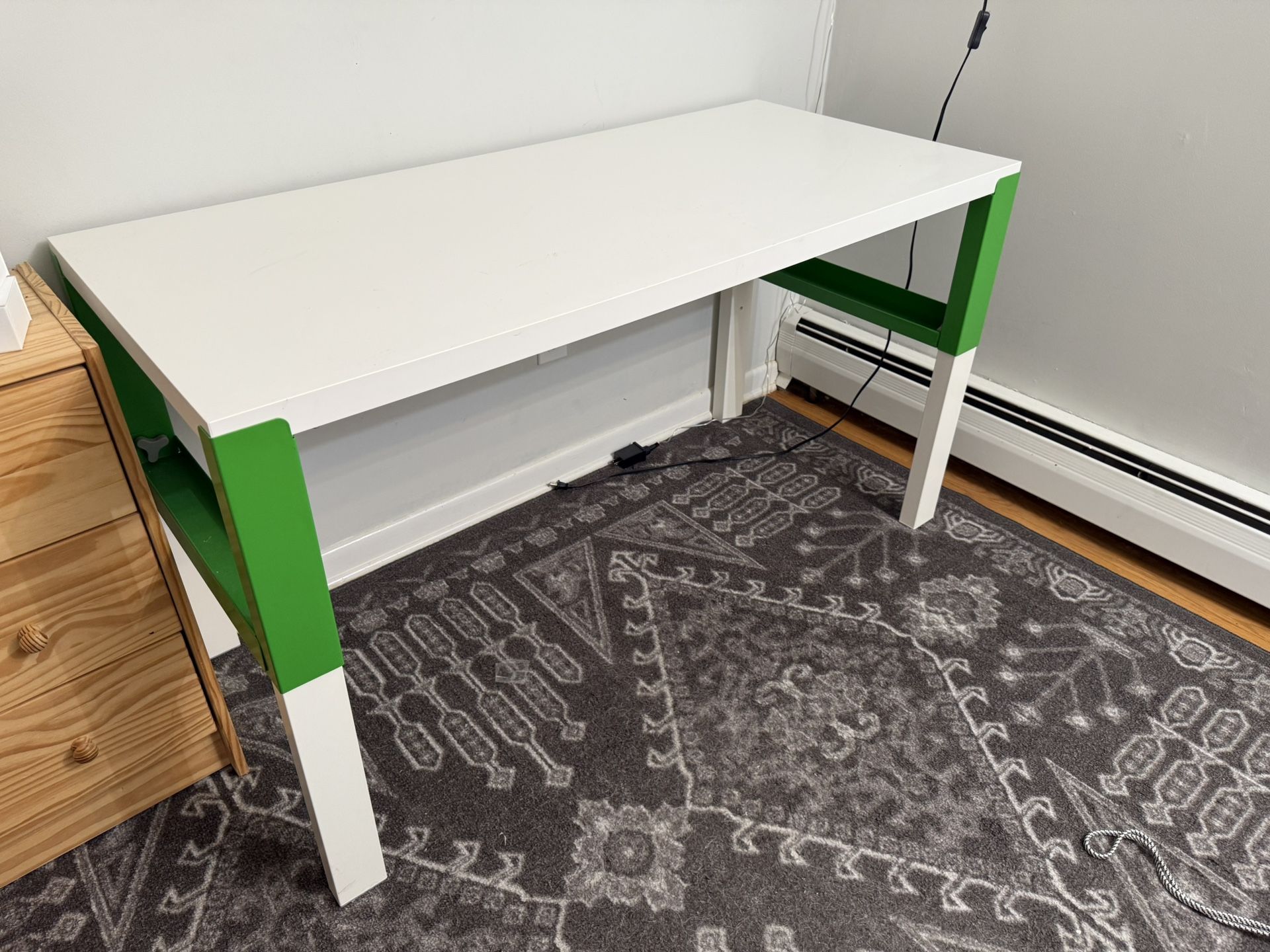Adjustable Height IKEA Desk