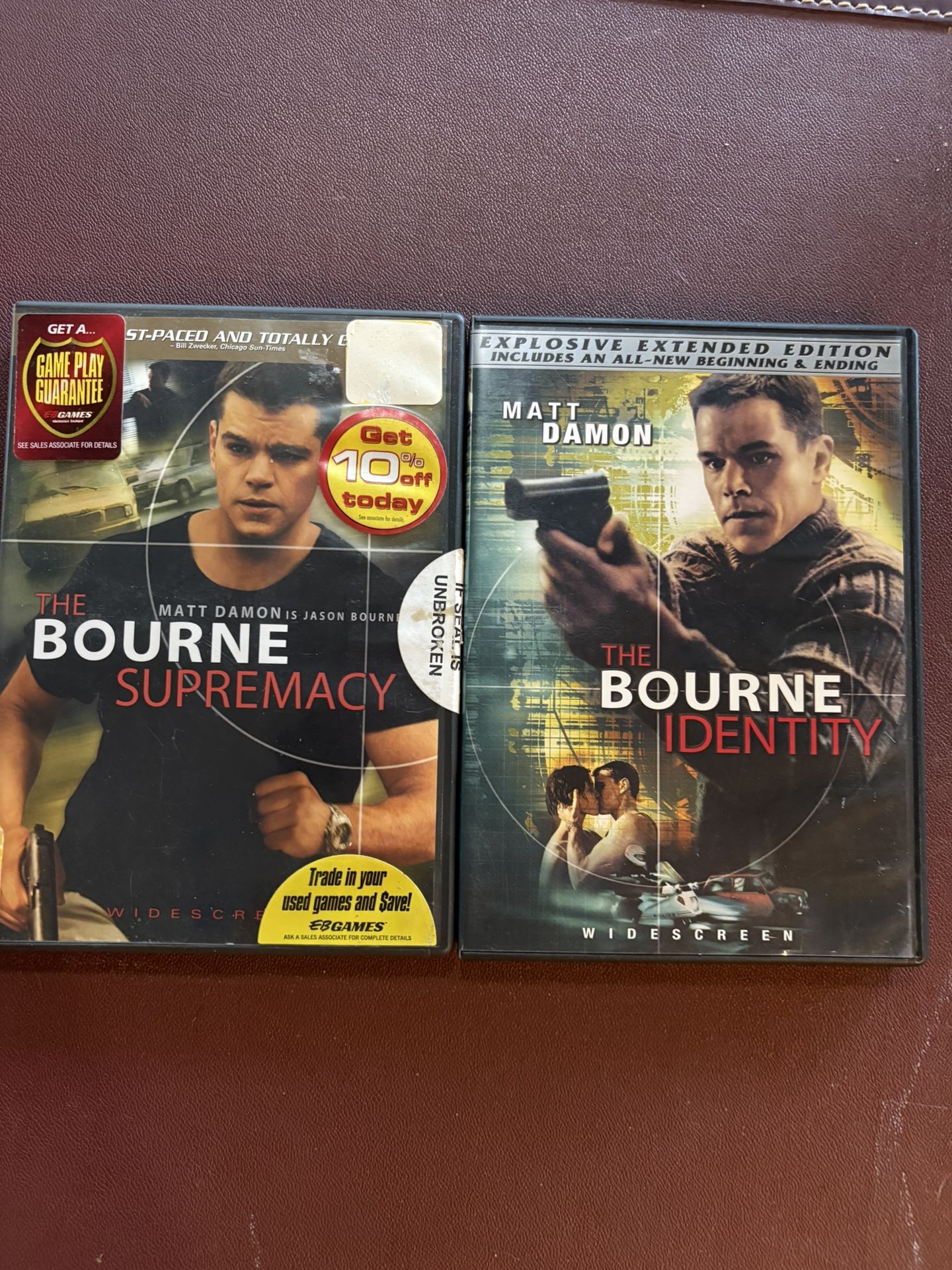 Bourne DVDs