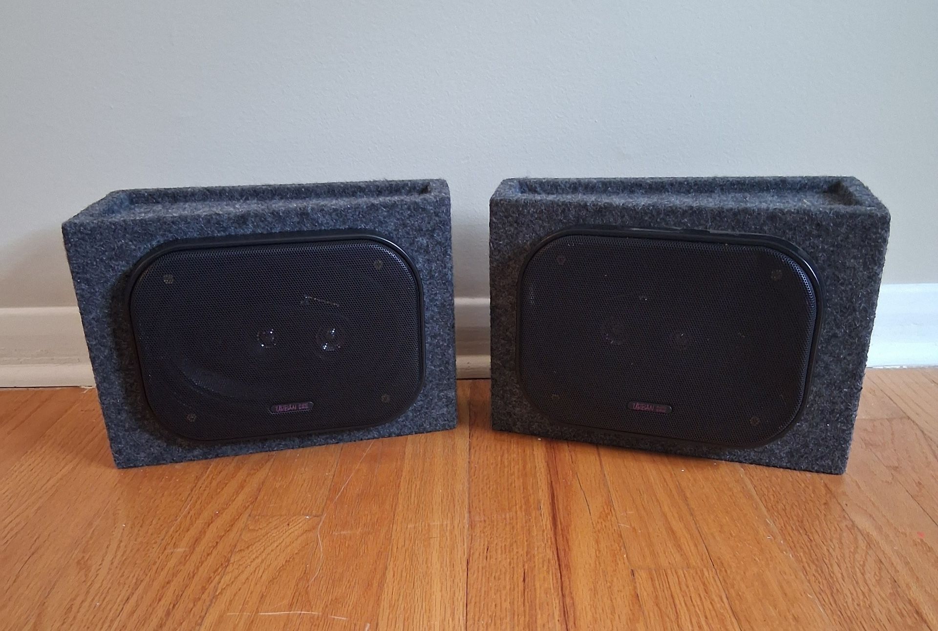 Harmony Audio R69 Dual 6x9" Car/Truck Speaker Box Enclosures – Carpeted