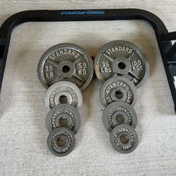 Cap Olympic Barbell Weight Plates $120    