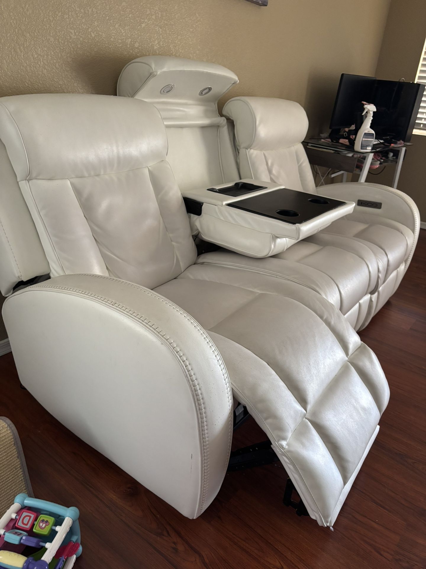 Leather Recliner Couch 