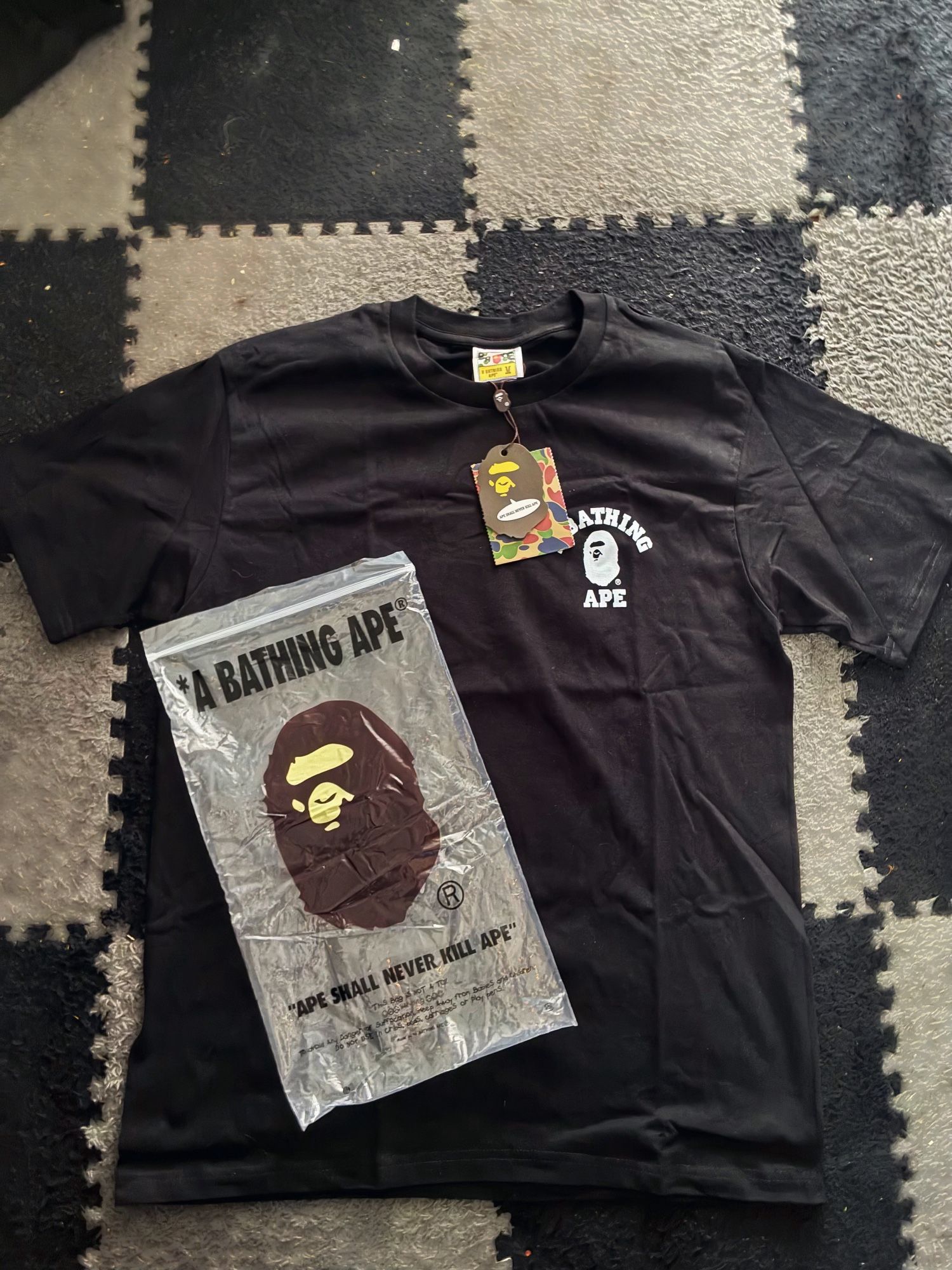 Black Bathing Ape "Bape" Tee Very high quality with all tags Price says it all👍