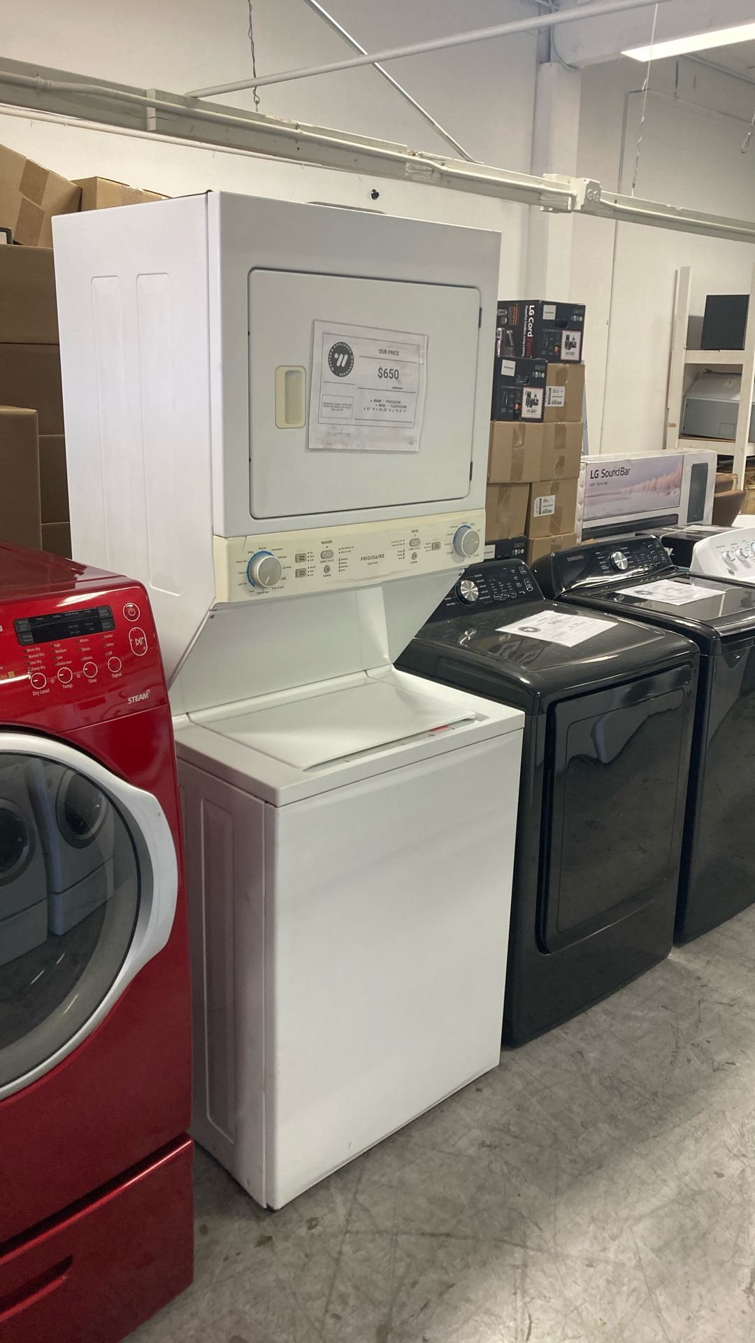 Frigidaire Laundry Center Gas With Agitator 