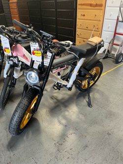 Mountain Electric Bike Black & Gold Symzodo