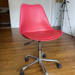 Adjustable Red Office Chair 