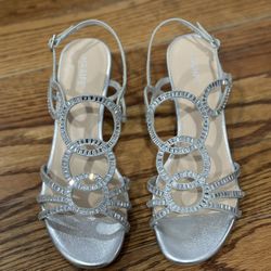 Size 8 Silver Sandals
