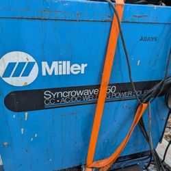 Miller Syncrowave 250 TIG / Stick Welder – Heavy Duty AC/DC